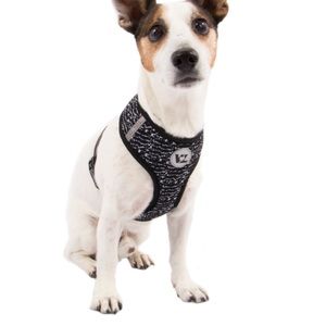 Vibrant Life Medium Black & White Dog Harness